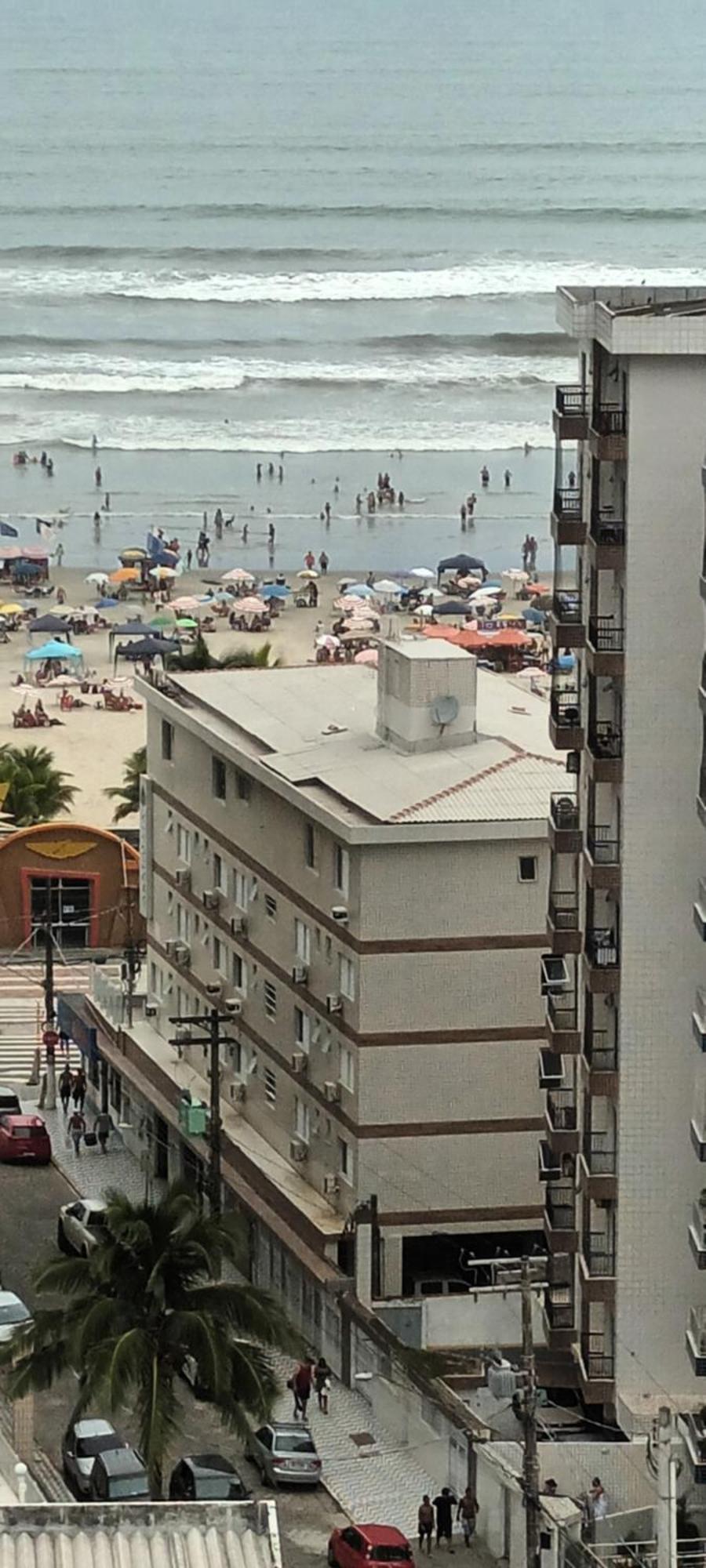 Apto Com Sacada Gourmet Vista Mar Praia Grande  Exterior foto